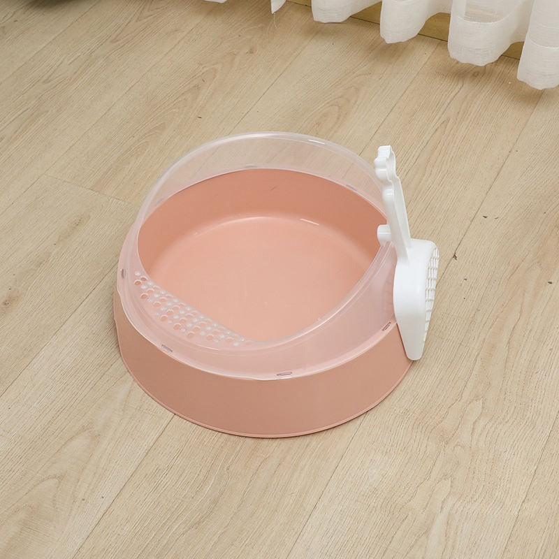 Hooded Cat Litter Box + Scoop — Privacy, Less Mess