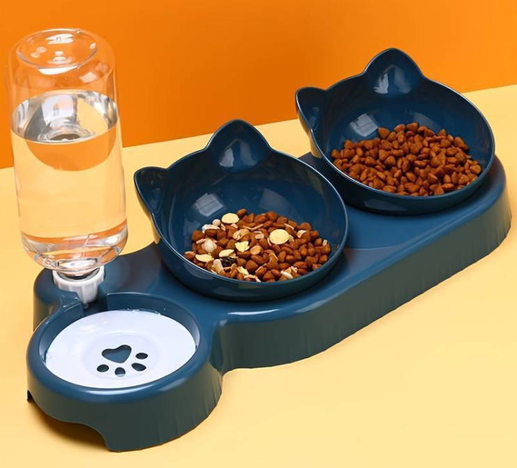 Automatic Cat Feeder Bowl — Timed Meals, No 6am Wake-Ups