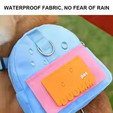 Adventure Dog Backpack — Built-In Poop-Bag Dispenser