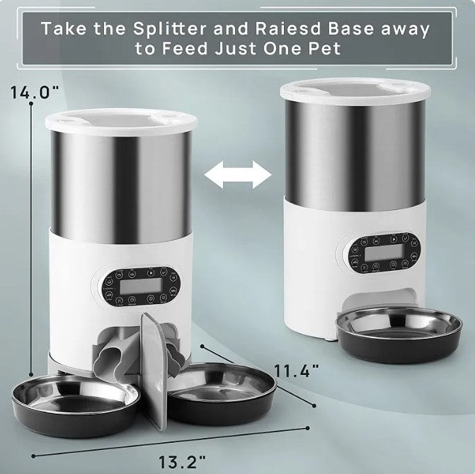 Smart Twin Auto-Feeder — Feeds Two, Wakes Neither