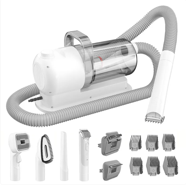Pet Grooming Vacuum — Loose Fur, Gone Before It Lands