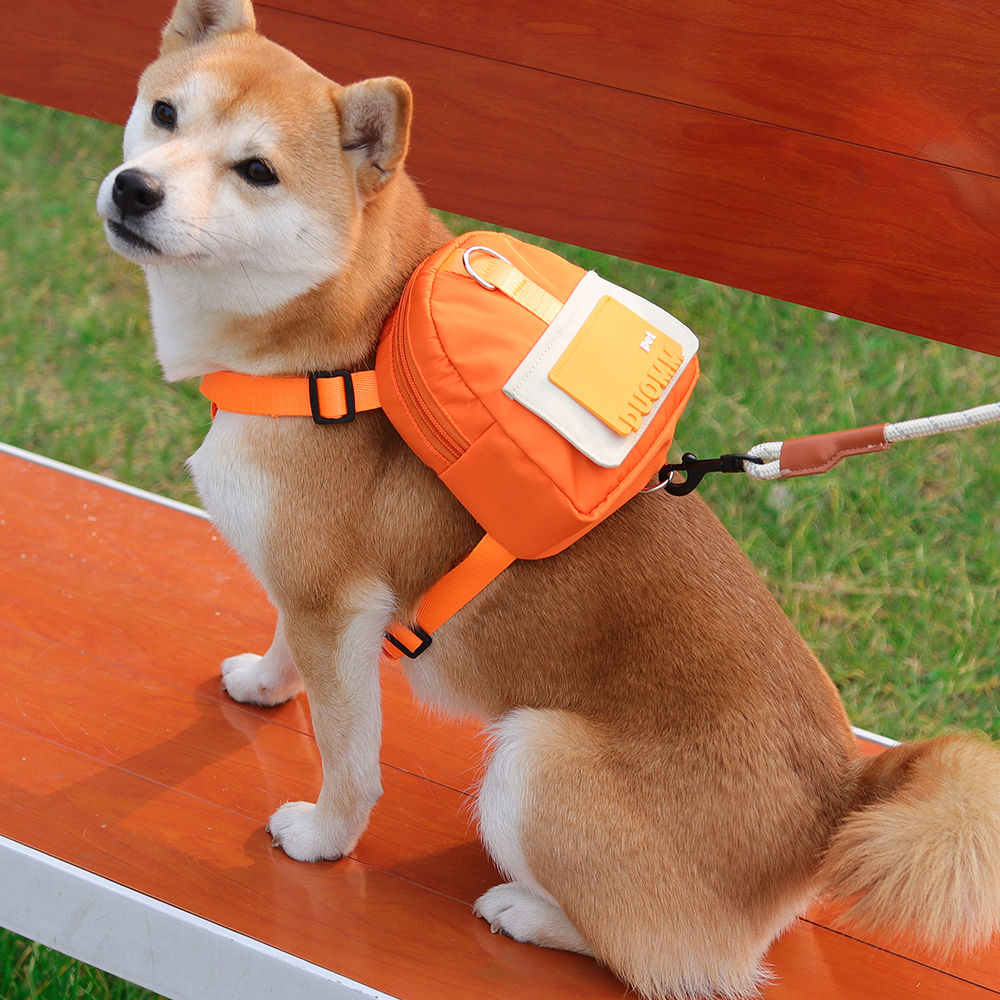 Adventure Dog Backpack — Built-In Poop-Bag Dispenser