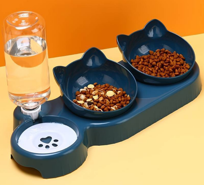 Automatic Cat Feeder Bowl — Timed Meals, No 6am Wake-Ups