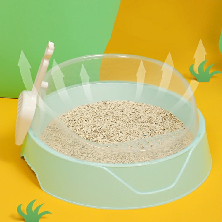 Hooded Cat Litter Box + Scoop — Privacy, Less Mess