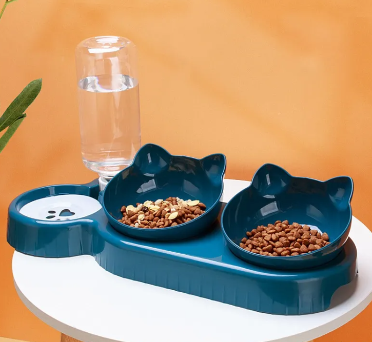 Automatic Cat Feeder Bowl — Timed Meals, No 6am Wake-Ups