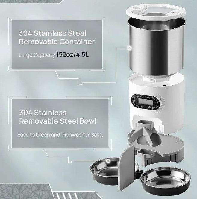 Smart Twin Auto-Feeder — Feeds Two, Wakes Neither