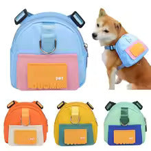 Adventure Dog Backpack — Built-In Poop-Bag Dispenser
